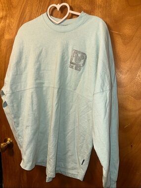 Disney Mint Green Glitter Logo Pullover
